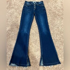 KanCan Dark Blue Flare Jeans